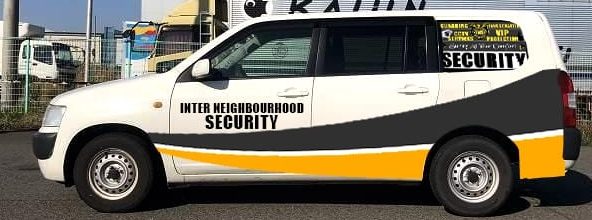 INS branded patrol wagon