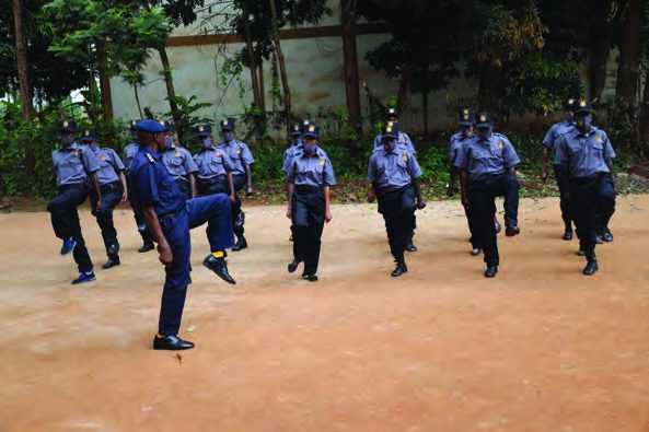 INS guards during a training session
